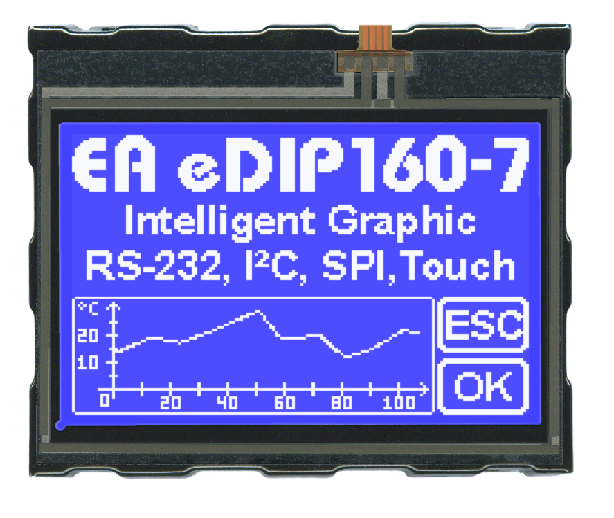 eDIP160x104Blue