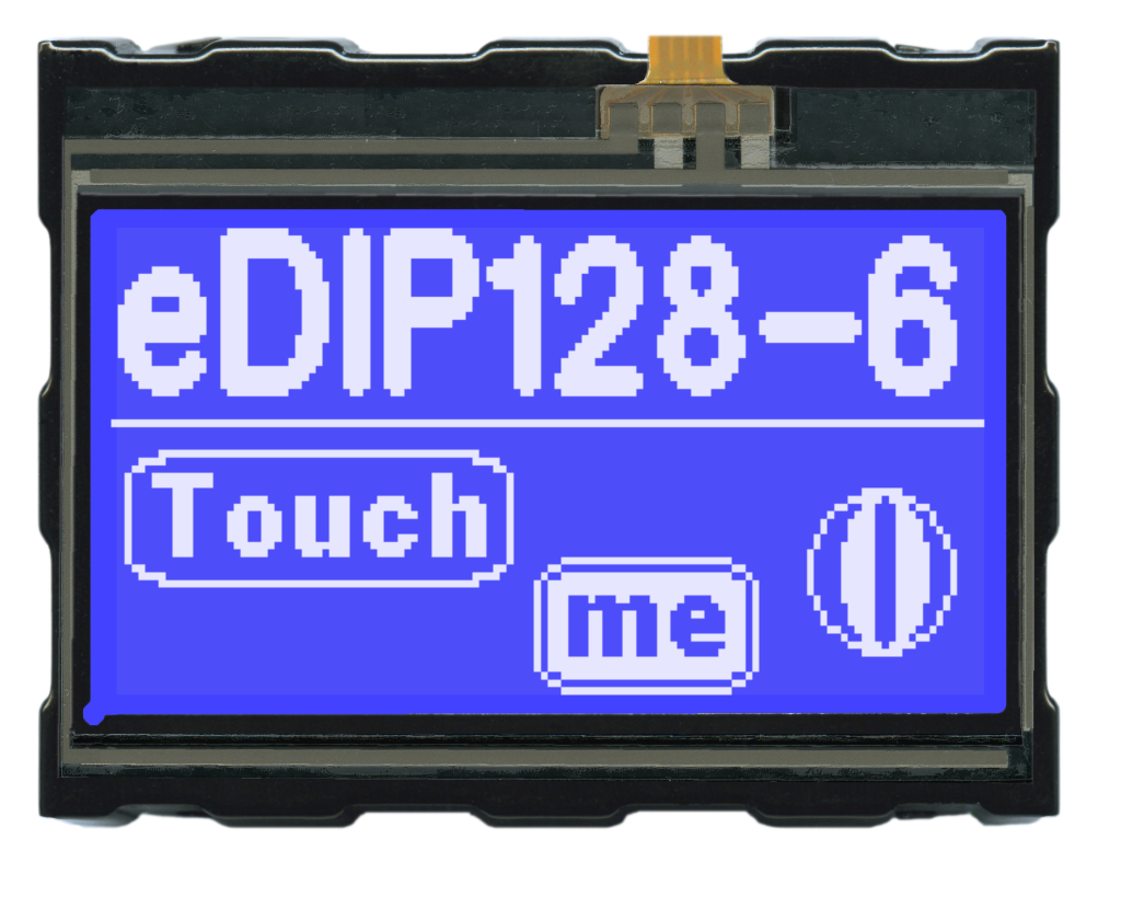 eDIP128x64Blue